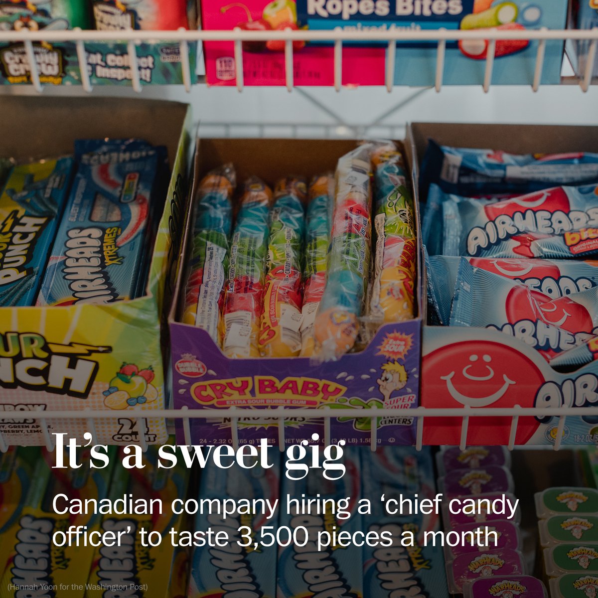 Canada’s Candy Funhouse is hiring a “chief candy officer” to earn an