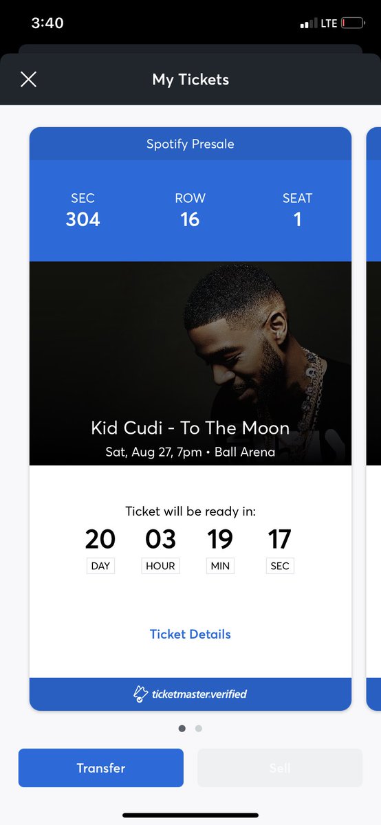 Kid Cudi tickets for sale!! $60 a piece for each ticket and only selling as a pair. Purchased through Ticketmaster so I can send them directly to you from the app(:

Kid Cudi concert
Ball Arena in Denver CO
8/27/22
#kidcudi #concert #tickets #ForSale