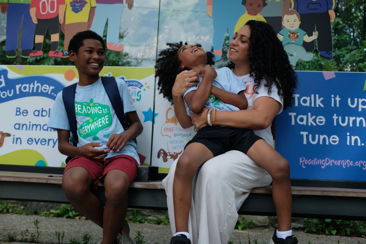 Readby4th's tweet photo. Philly families are at the heart of #ComeAboardTheReadingPromise. From community events and blogs to photoshoots and cable news interviews, #ReadingPromise families have done it all. Thank you for your role in growing strong readers! https://t.co/TsKuXeulfn