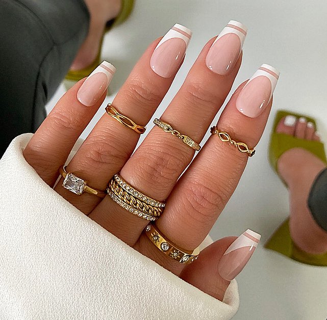 Let’s settle this: Pink Ombré or Modern French?!