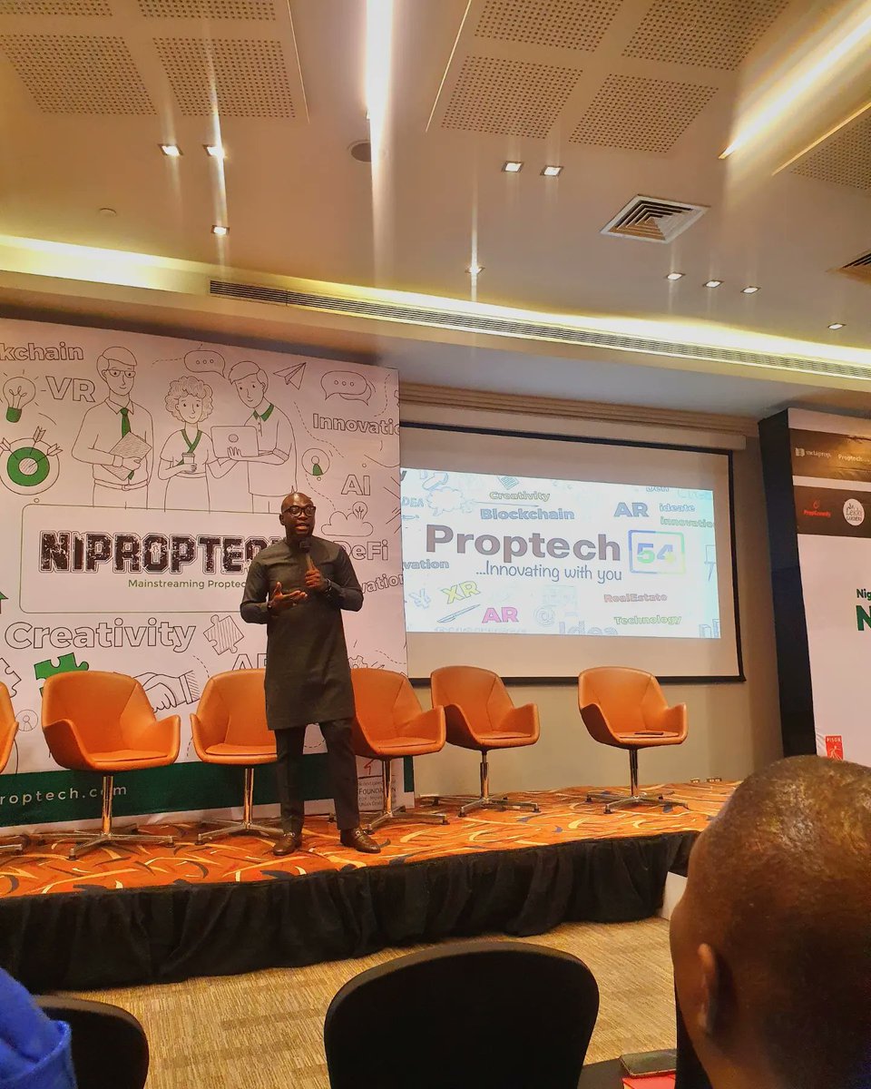 NIPROPTECH's tweet image. Dr Roland Igbinoba @rigbinoba, CEO @pisonhousing and President @proptech_ng shared details about the launch of Proptech54 Accelerator Program. Where proptech startups can kick start their journey.
#niproptech2022 #niproptech22 #niproptech