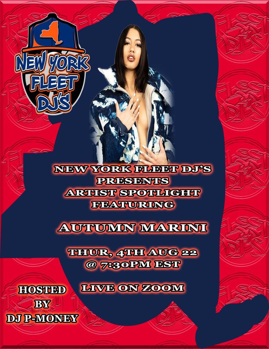 Hosted by @djpmoneynyc sitting down  with @autumn_marini for the New York Fleet DJs @nyfleetdjs to talk about her new project.@nyfleetdjs @djpmoneynyc  @nyfleetdjs #FleetDJs  #BreakingRecords  #NewMaterial #Interview #fleetnation  #networkwithfleetdjs #FleetPromotions #nyfleetdjs