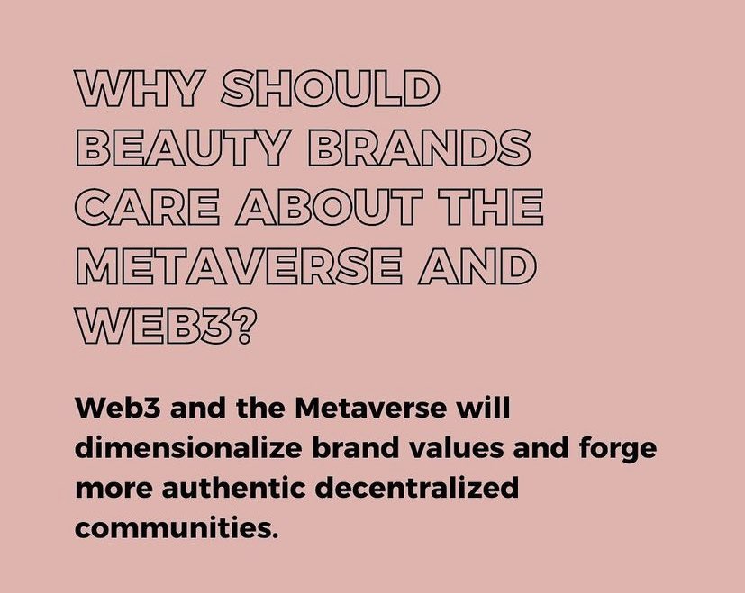 Our fearless founder <a href="/marg_arriagada/">Margarita Arriagada</a> speaks on the importance of Beauty brands incorporating Web3 into their brand positioning for authentic decentralized communities 🙌🏽✨ #BeautyandtheMetaverse #LatinasinWeb3 #ValdeBeauty #WomeninNFTs