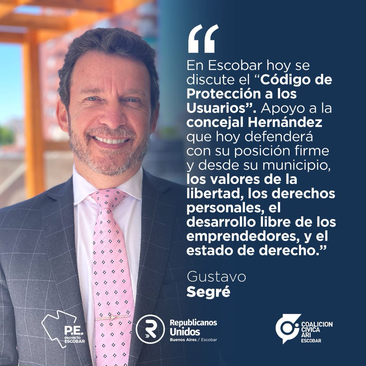 repuni2escobar's tweet photo. Junto con Proyecto Escobar y la CC-ARI Escobar, agradecemos el apoyo de @segregustavo a la Concejal @MGHernandez_ok en nuestro rechazo a este proyecto oficialista. 

¡Seguinos para enterarte más!

#NoAlCodigo #HCD #Escobar
@aunestamosatie1 https://t.co/P5ltUtTYrZ