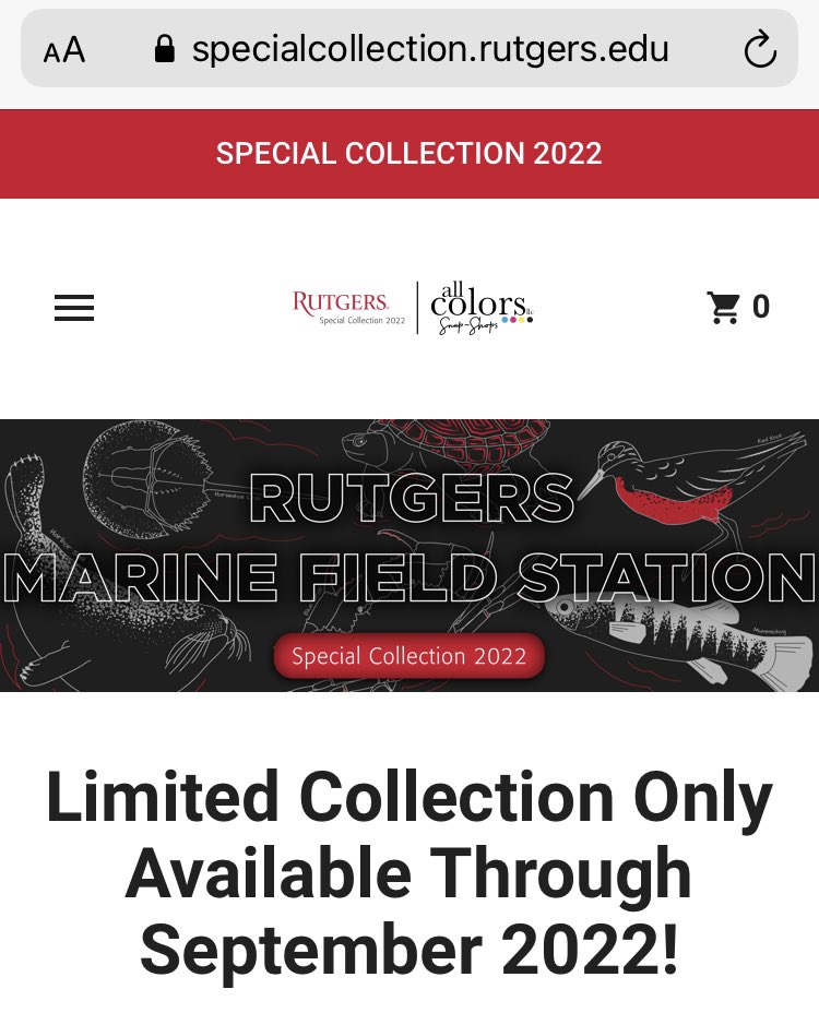 Living in Maryland but a @rutgersalumni? Problem solved! Check out these 🦀 @RutgersDMCS special collection 2022 shirts 🦀 Available here: specialcollection.rutgers.edu/rutgers_marine… ($29.95)