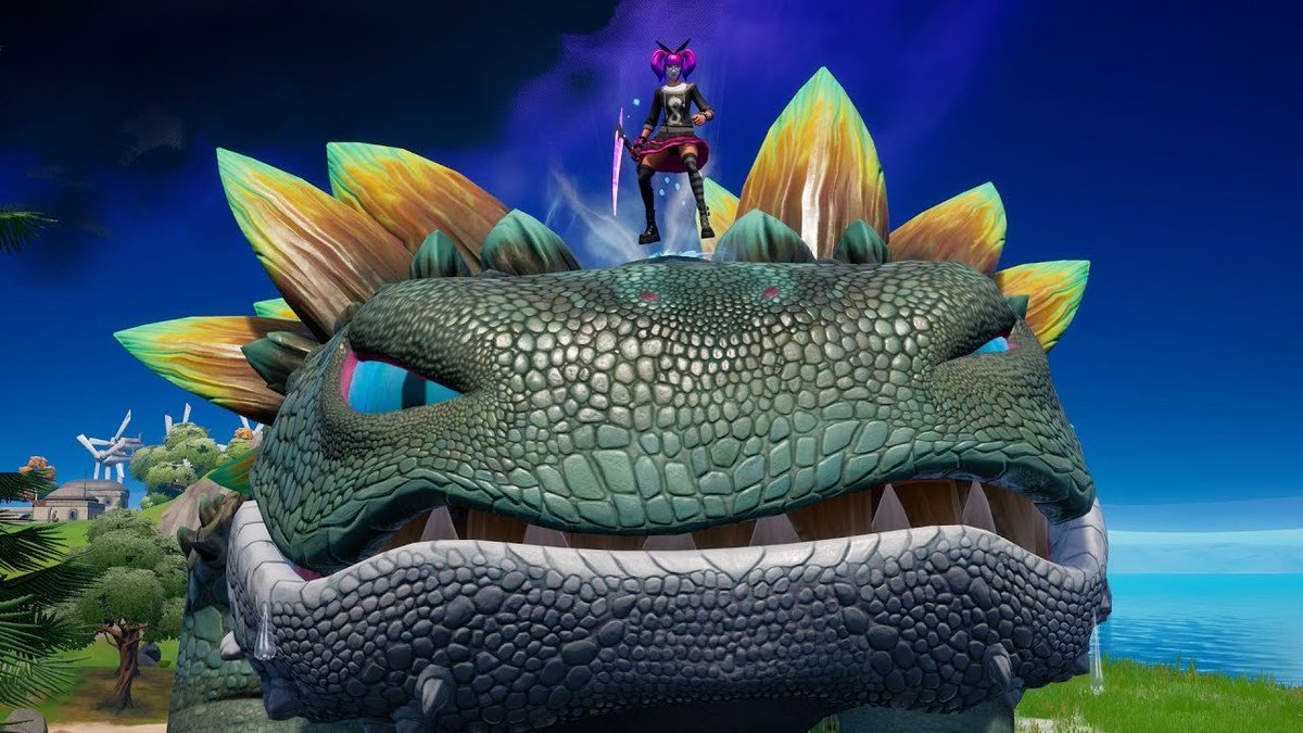 POTFortniteS's tweet photo. Unsurprising that #PokemonScarletViolet's "Legendaries" would rip off such a unique mechanic from #Fortnite, Klombo Riding. GameFreak, or GameFraud as they should be known, should be ashamed of themselves.

#PokemonPresents #PokemonLRatio #Pokemon #PokemonSTOLEfromFortnite https://t.co/AOx23efX84