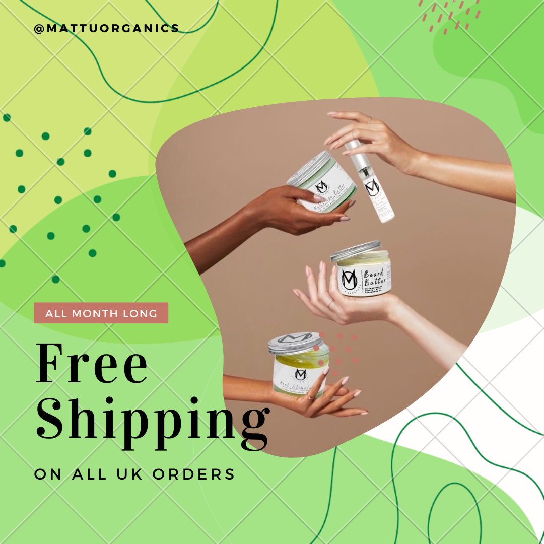 To celebrate one of our founders birthday 🥳 month we are offering FREE UK SHIPPING ALL MONTH LONG! 😉

SHOP NOW at mattuorganics.com 

  #haircare #naturalhair #nontoxichaircare #hairoil #hairgrowthoil #skincare #organicskincare organicbeauty #nontoxicbeauty