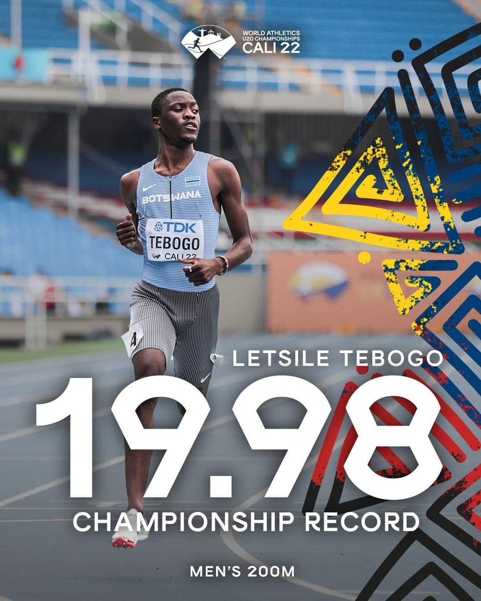 JonesKsn's tweet photo. Turbo-Go does it again. 200m finals we see you https://t.co/upw4ajdU1L