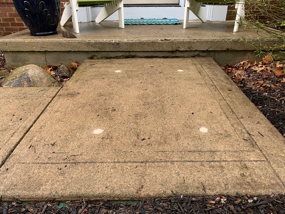 If the step up to your stoop or porch is too high from sinking concrete, we can help!
Check out this before and after ⬇️
Call our office today for your free quote! #concretelifting #concreteleveling