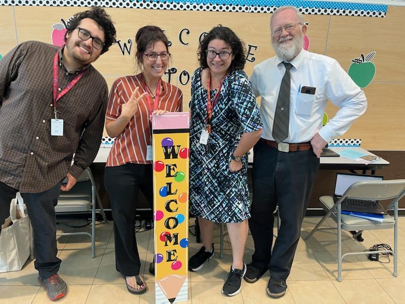 DVISD_OC's tweet photo. 🤓DVOC welcomes AWESOME NEW TEACHERS today!!! We are #ReadyForBacktoSchool! ✏️#DVOC is THE BEST PLACE TO TEACH! https://t.co/pYIXsUkzJp