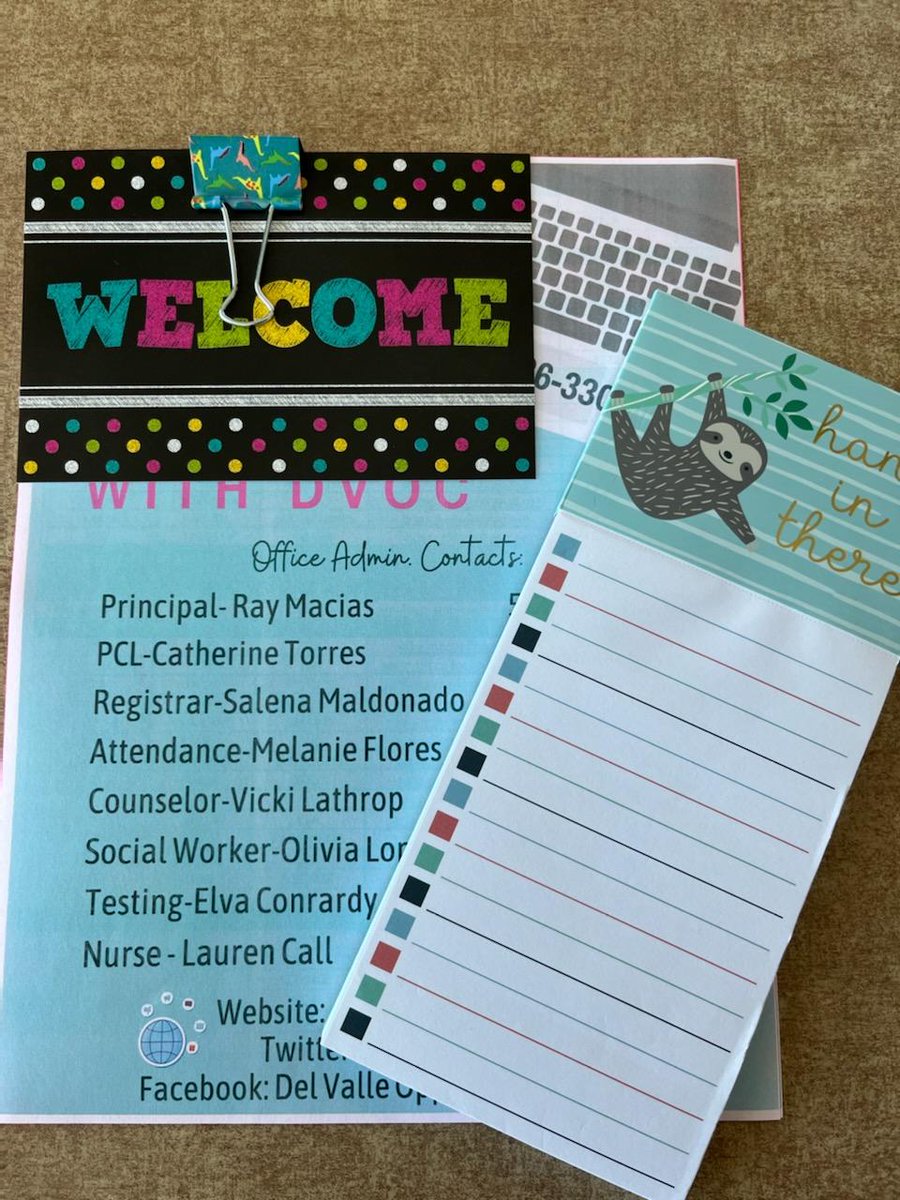 DVISD_OC's tweet photo. 🤓DVOC welcomes AWESOME NEW TEACHERS today!!! We are #ReadyForBacktoSchool! ✏️#DVOC is THE BEST PLACE TO TEACH! https://t.co/pYIXsUkzJp
