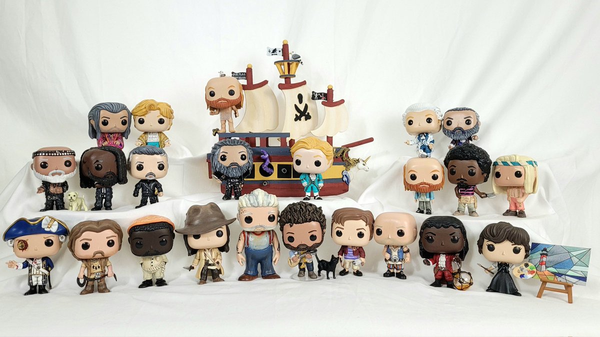 divinedelphiFX's tweet photo. So @david_jenkins__ these might be of interest to you and a few folks you may know... 2.5 months of work and 23 custom Funko Pops! I want them to go to you and the actors if at all possible so lets make it happen? @TaikaWaititi @rhysiedarby @nathan_foad @V_Vico_Ortiz https://t.co/6OgpfTw32D