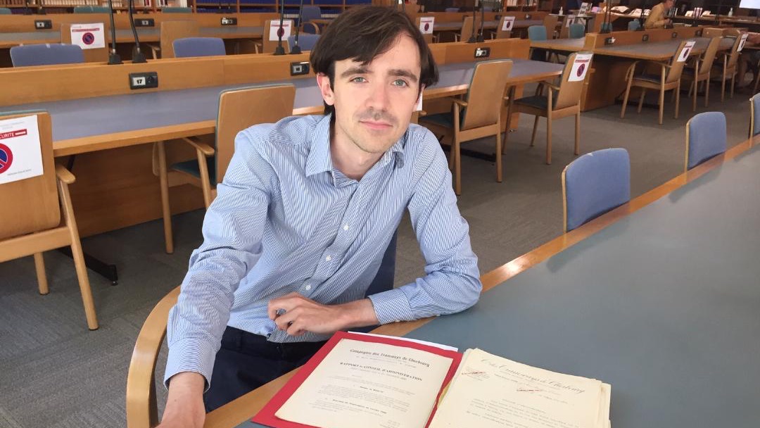 Ce mercredi 3 août, dans le cadre de l’Association Cherbourg et son Histoire, Nicolas Calluaud a donné aux archives du département de la Manche un dossier comportant plusieurs documents datant des années 1900 concernant le Tramway de #Cherbourg.