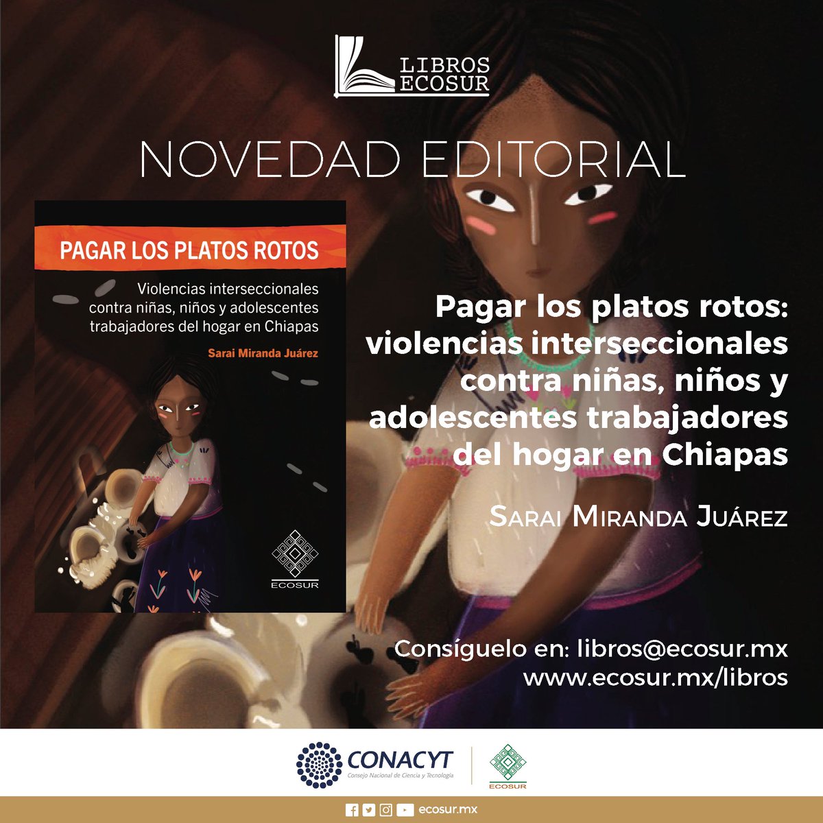 ecosurmx's tweet photo. #LibrosECOSUR 📚
En México, particularmente, el Estado se limita a crear discursos basados en la prohibición del trabajo infantil, pero no diseña ni genera políticas públicas encaminadas a observar y evitar el trabajo doméstico a puertas cerradas. 👉https://t.co/65Q980z9Q6 https://t.co/usfMESoUZF
