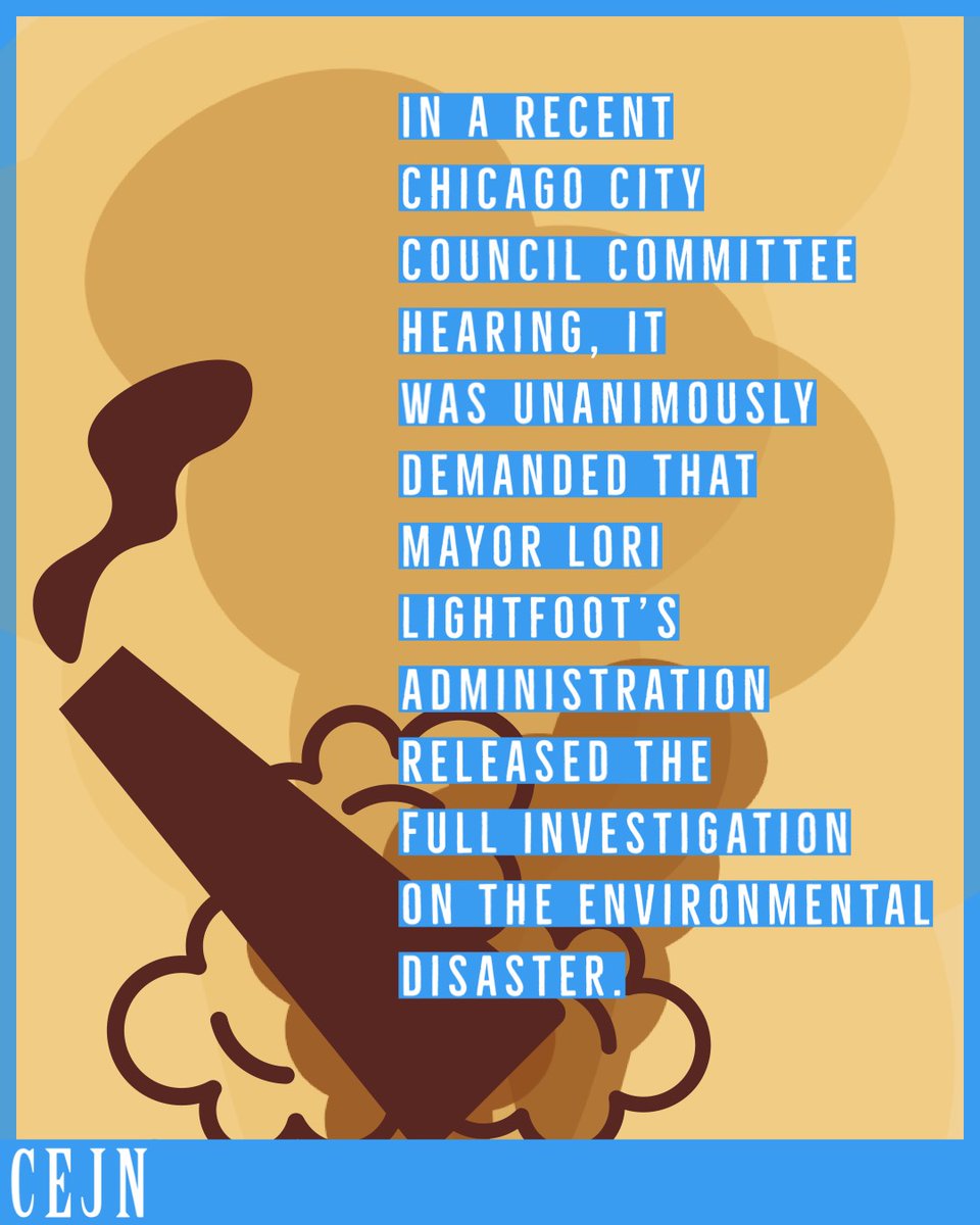 CEJNetwork's tweet photo. In a recent Chicago Council Committee hearing, it was voted unanimously that @chicagosmayor release the full OIG investigation on the environmental disaster.
#environmentalracism #environmentaljustice #hellnohilco #donttargetus #lavillitarespira https://t.co/fDeyHDmBNs