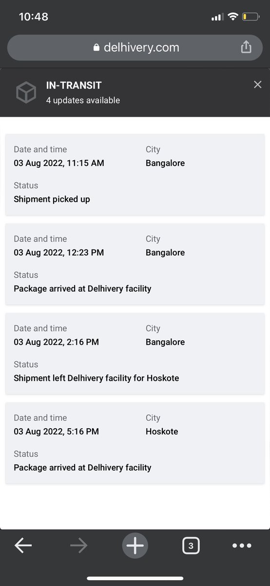 deeshnaran's tweet photo. @help_delhivery this is high priority package for me, from fedex. Its been two weeks already from fedex. Today after picking up, still it is in transit only. Kindly give priority for this package to deliver on time. https://t.co/o7tvRaF9EC