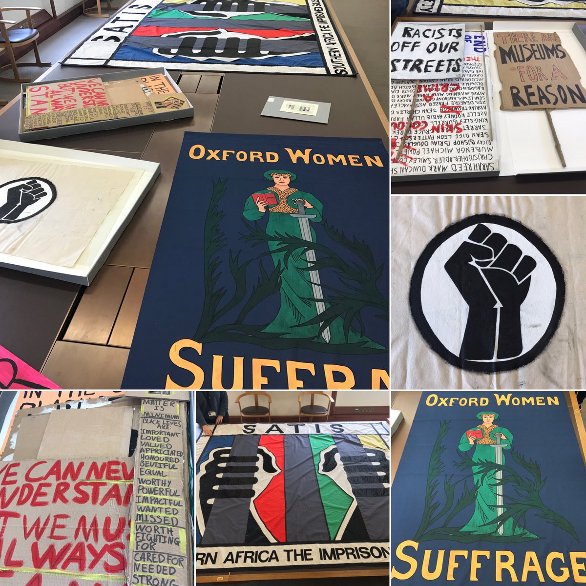 ChildrenHandS's tweet photo. Thank you @bodleianlibs @BodEducation for the session you put on today for parents. We got the chance to work with @marcus_orlandi to learn about and design our own protest banners. We can’t wait to make the banners next week #itwasntme https://t.co/VwT6AbO8yK