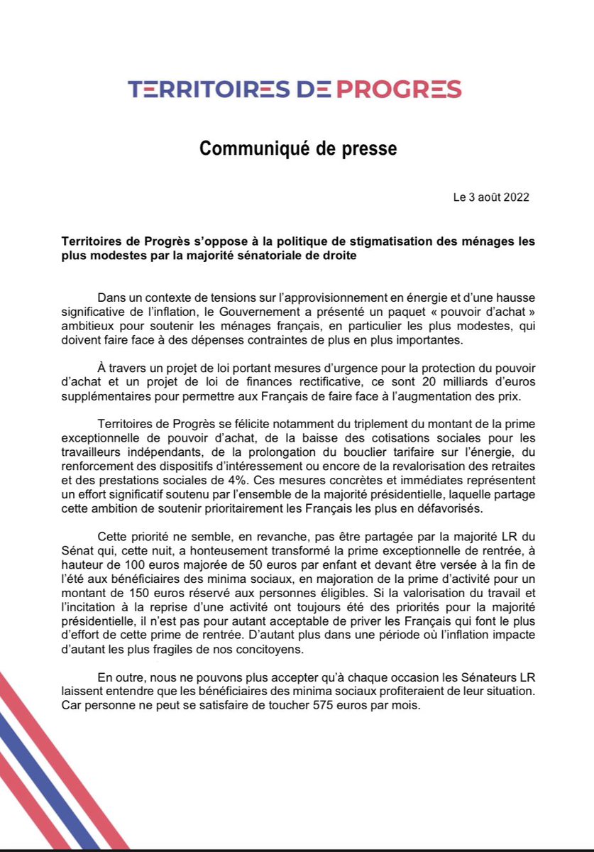 Démocrates & Progressistes tweet media
