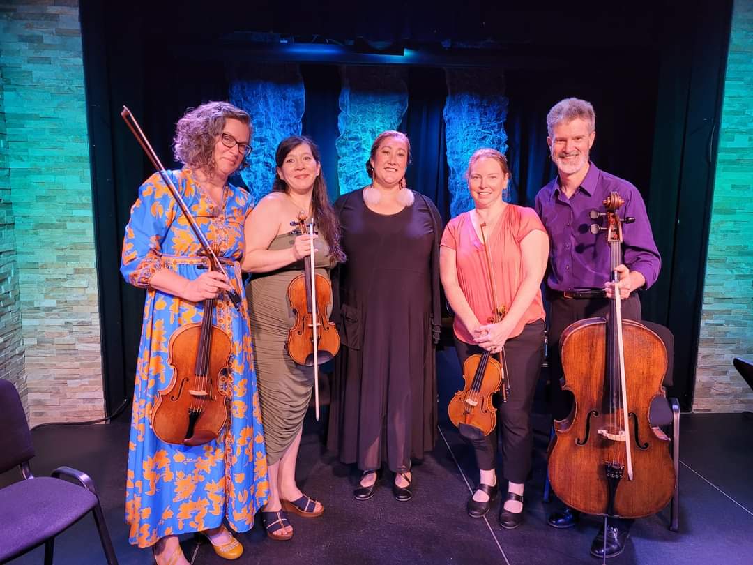 InukSoprano's tweet photo. Thank you again to @CBRotaryArts
for inviting me and @NSOonline
#AtlanticStringQuartet to perform! What a wonderful time we had sharing some very special music with you. Until next time, #CornerBrook! #InuktitutArias #MyBeautifulHome #Connections https://t.co/EIhpXX0GXr