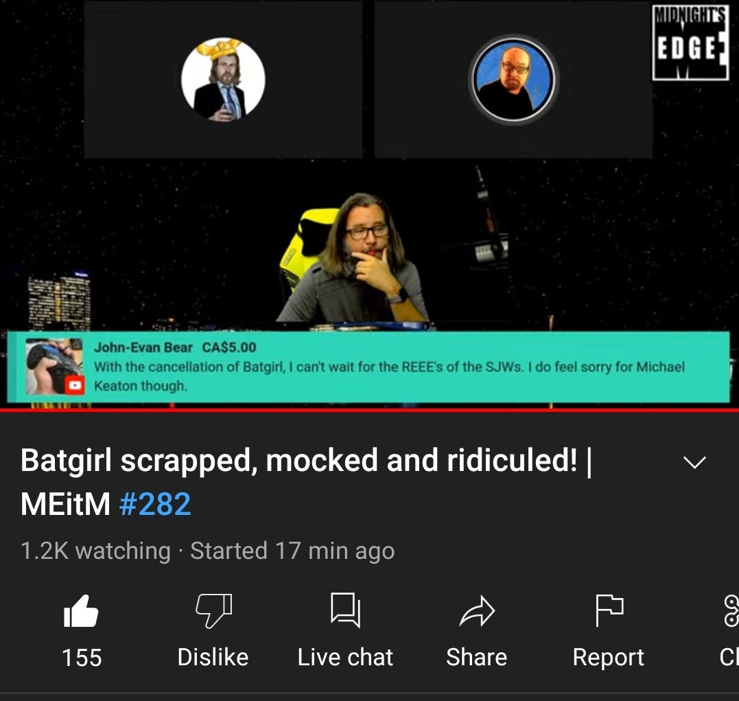 GNinjuh's tweet photo. 🌚#MidnightsEdgeInTheMorning🌞 #0282
IRREDEEMABLY SCRAPPED!
#Batgirl #Scrapped #Mocked & #Ridiculed!
ON THE EDGE:
@Midnights_Edge/@AndreEinherjar
@ThomasConnorsJr
@CultureCasino
& YOU #MidNighters!
#DC #Batman #ScoobyDoo
https://t.co/ifsrJRAXql https://t.co/XVeAtfhf8M