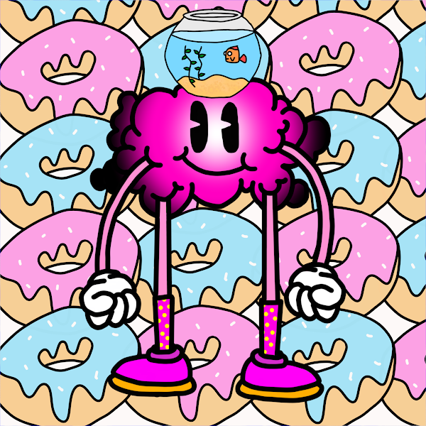 CryptokNFTS's tweet photo. I AM THE DONUT LORD! #cloudlings #floatyalife https://t.co/Q1OmECjijG