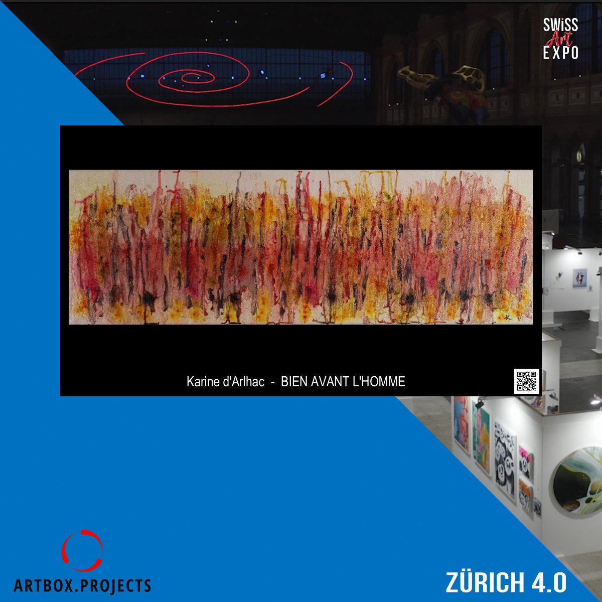 karinedarlhac's tweet image. Swiss Art Expo Zürich 2022 Artbox.Projects #swissartexpo2022 #swissartexpozurich2022 #artboxprojects #karinedarlhac #atelierkarinedarlhac #artmajeur #singulart