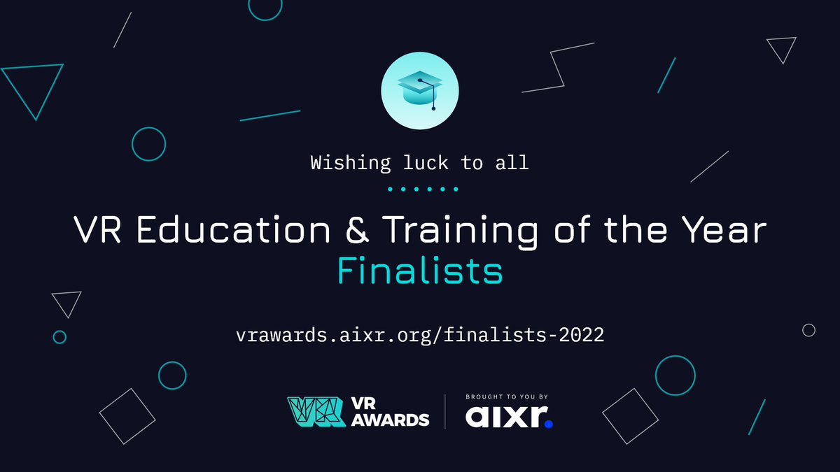 AIXR XR Awards (@vrawards) on Twitter photo Educate the world! 🌍
The #VRA22 finalists for VR #Education and #Training of the Year are ⬇️
<a href="/avantisworld/">Avantis World</a>
<a href="/digitalnauts/">Digitalnauts</a>
<a href="/FectarOfficial/">Fectar</a>
<a href="/FlintSystems/">Flint Systems</a>
@ImmerseOnline
<a href="/ludusglobal/">Ludus</a>
MEDIASQUAD - <a href="/BRP_Rotax/">BRP-Rotax</a>
<a href="/MakeRealLtd/">Make Real</a>
Nexefy Pty Ltd
<a href="/NextWaveSafety/">NextWave</a>
<a href="/RefenseVR/">Refense</a>
<a href="/rezzil/">Rezzil ®</a>
#VRAwards Educate the world! 🌍
The #VRA22 finalists for VR #Education and #Training of the Year are ⬇️
<a href="/avantisworld/">Avantis World</a>
<a href="/digitalnauts/">Digitalnauts</a>
<a href="/FectarOfficial/">Fectar</a>
<a href="/FlintSystems/">Flint Systems</a>
@ImmerseOnline
<a href="/ludusglobal/">Ludus</a>
MEDIASQUAD - <a href="/BRP_Rotax/">BRP-Rotax</a>
<a href="/MakeRealLtd/">Make Real</a>
Nexefy Pty Ltd
<a href="/NextWaveSafety/">NextWave</a>
<a href="/RefenseVR/">Refense</a>
<a href="/rezzil/">Rezzil ®</a>
#VRAwards