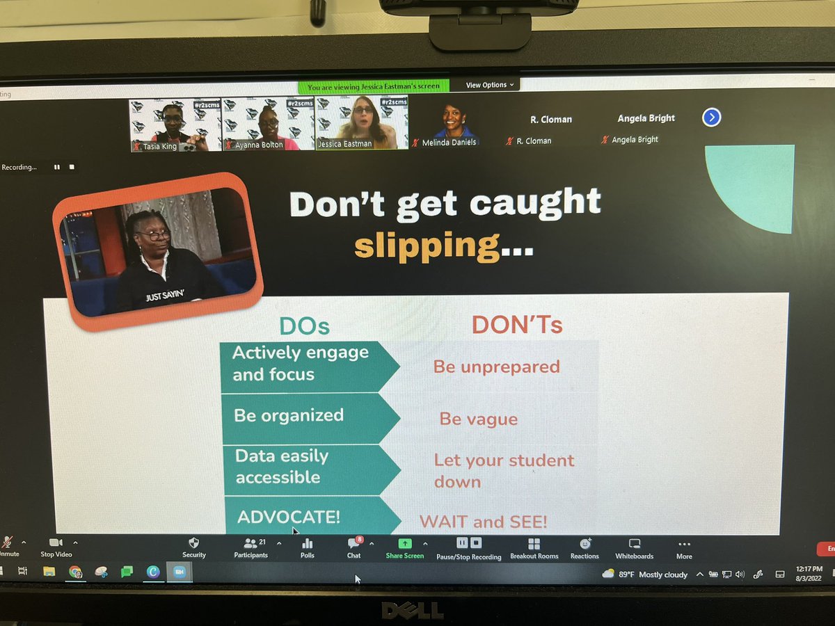 mrstechking's tweet photo. Thanks for sharing your experience and the need for being prepared to advocate for our students through MTSS. Y’all were great! @JEastmanEdTech @_ABolton_ @PRE_Explorers ##r2scms https://t.co/8faMucx09M