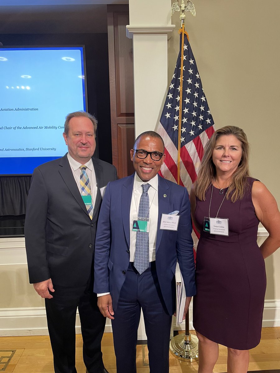 FAA_Billy's tweet photo. It was an honor to participate in the @WhiteHouse Advanced Air Mobility Summit. AAM has the potential to achieve the Administration’s vision to enable transportation options that are safer, more sustainable and equitable while creating great jobs. https://t.co/QkIwuecupW https://t.co/KHCJJiy8Ja