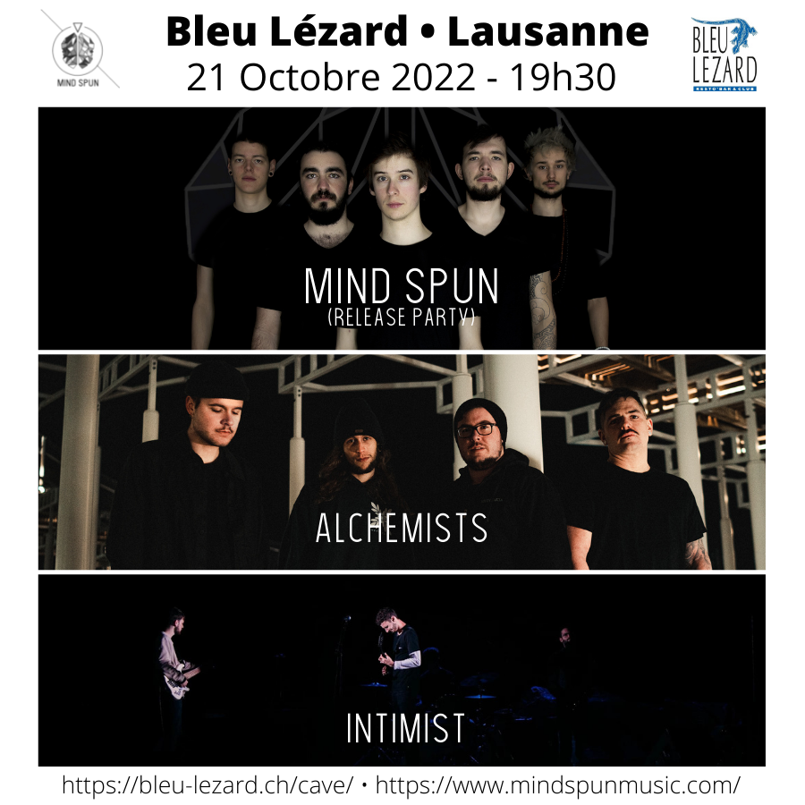 mind_spun's tweet photo. We release our new album on the 21st of October in Lausanne at Bleu Lézard!
📅 Facebook Event : https://t.co/l5v2vaQAdM
 #metal #brain #mindspun #bass #progrock #album #saxophone #guitar #MindSpun #pantone #sax #band #guitars #release #mind #mathrock #newalbum #drums #show https://t.co/EwhPYQrJ3I