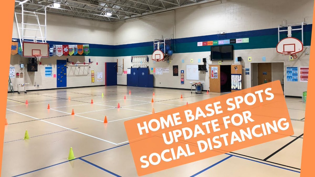 thepespecialist's tweet photo. My Updated Home Base Spots for Social Distancing #sdinpe https://t.co/WyyMBlrQw8 #pe #physed #peteacher #iteachpe #physicaleducation #elempe #pegeek #edtech #teacher https://t.co/CJ5ejEZlBJ