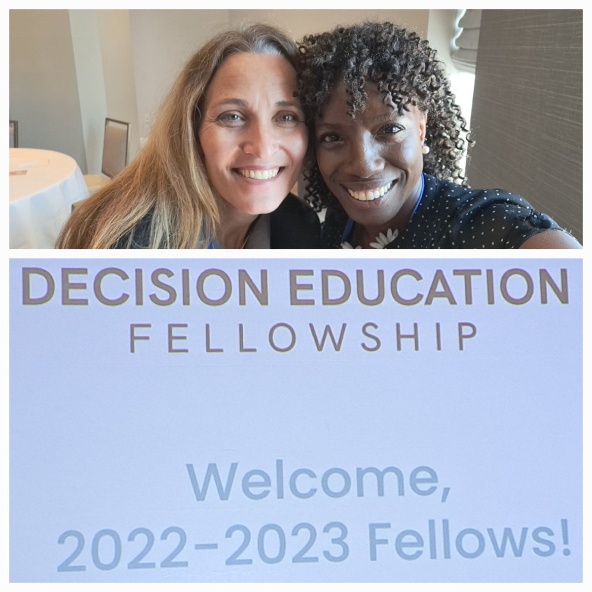 ChannaComer's tweet photo. Putting my teacher hat back on for a few days at orientation for the Decision Education Fellowship with @AllDecisionEd https://t.co/kO8a14Mzh8