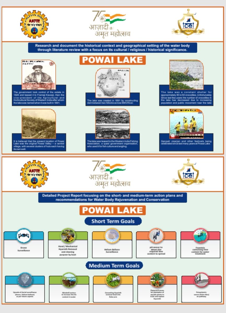 Snehal2601's tweet photo. AICTE internship Day-19 (01/08/2022)

Under the guidance of Nodal officer Dr.@JollyLochan 
Created Posters Of Our 
Mission 🏞️ 

#डिझायनिंगटीम #MissionAmritsarovar https://t.co/9F6H9ekHto