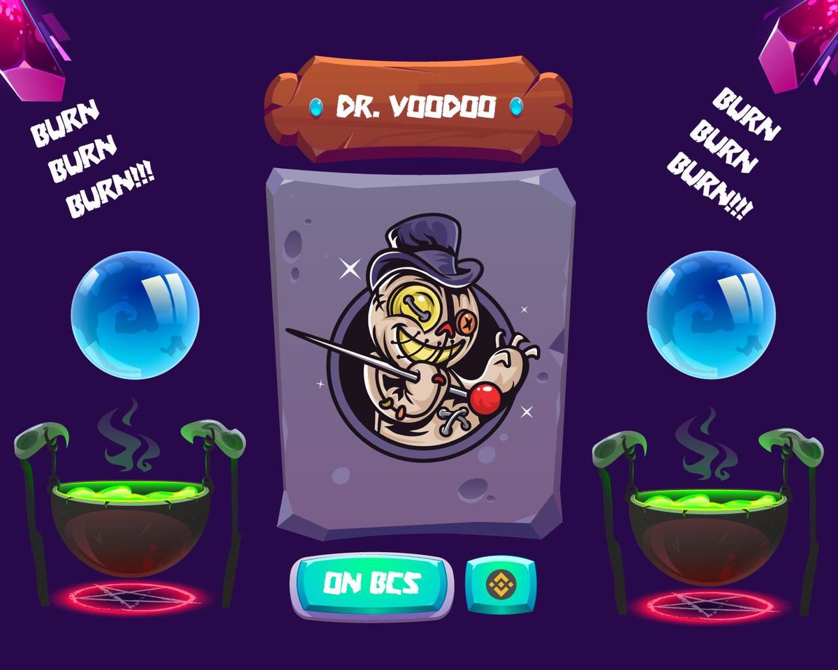 @BSCGemsx100 Wow, really a tough question! 

$VOODOO can get there!

Just start buying and the burn magic will blow up! 

Top Diamond holders own already > 25%!!! Easy game to raise the chart!

t.me/drvoodoobsc