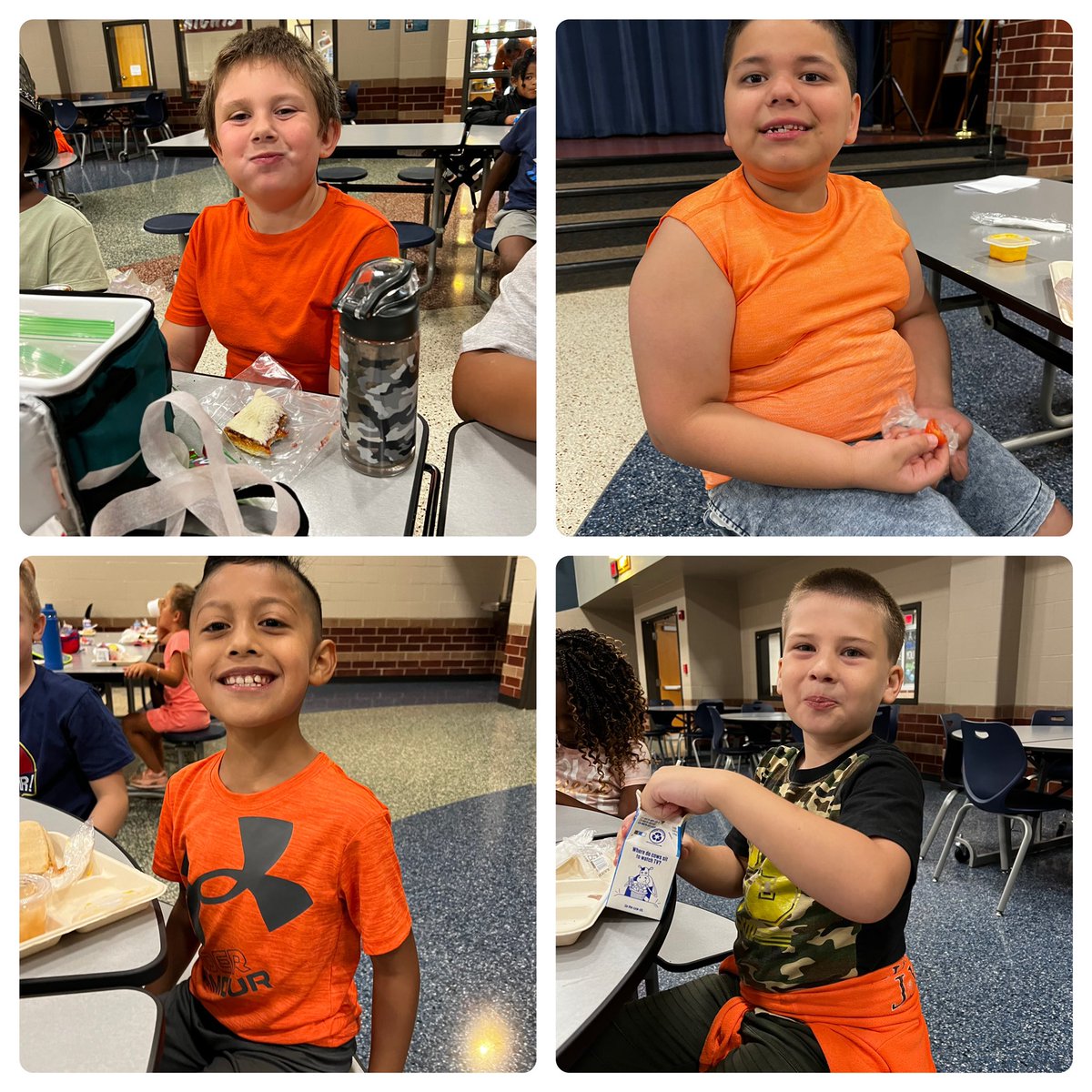 BPEKnights's tweet photo. Late post! Looking Good in ORANGE on Orange Day! ๐๐ ๐๐ Tomorrow is GREEN Day! Be sure to dress in Green to help our Kindergartners learn their colors! #BPEPride ๐งก https://t.co/78Bugokd8K