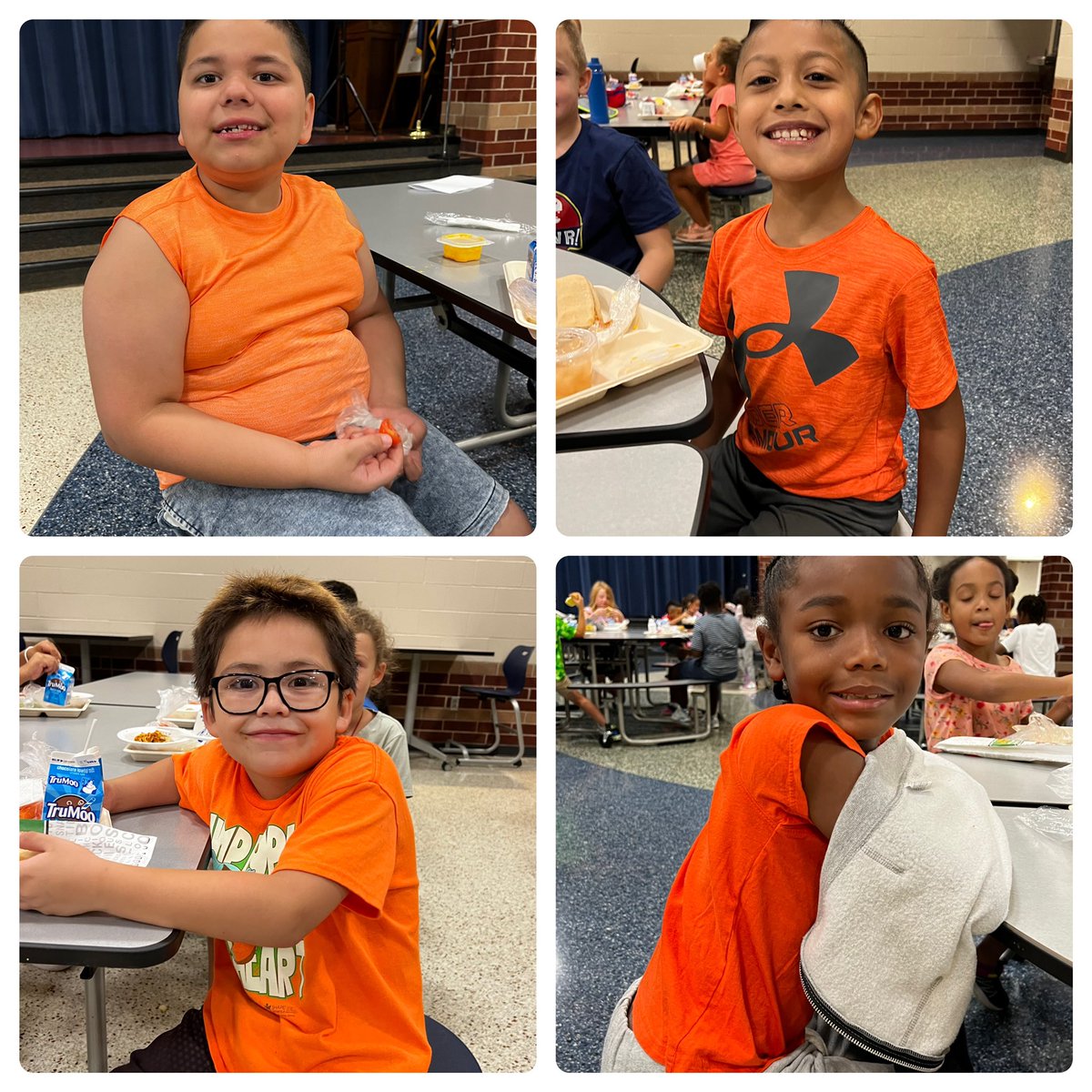 BPEKnights's tweet photo. Late Post: Looking Good in ORANGE on Orange Day! ๐๐ ๐๐ Tomorrow is GREEN Day! Be sure to dress in Green to help our Kindergartners learn their colors! #BPEPride ๐งก https://t.co/iLRBqK8dAK