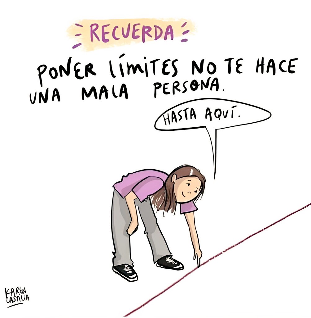 Poner límites no te hace mala persona.