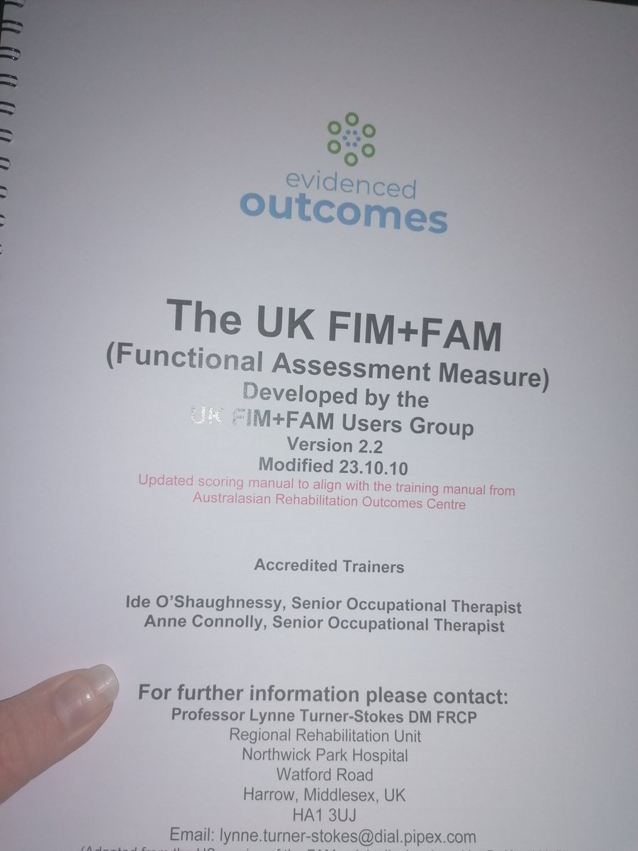 Fabulous day of training in FimFam UK with @ideoshaughnessy and @annieconno. Joined by OTs from CUH, St Luke's, Waterford and Wexford Primary Care. (So engaged, forgot to take pics)