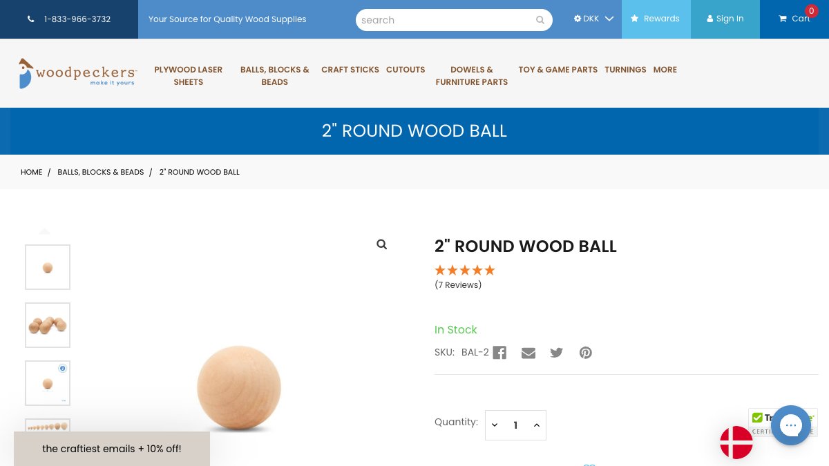 I just reviewed Woodpeckers Craft's product page.

Here's 11 easy, low-code changes I would make to increase their conversion rate: 

(I wouldn't be surprised if this would result in an instant +25% CR increase)