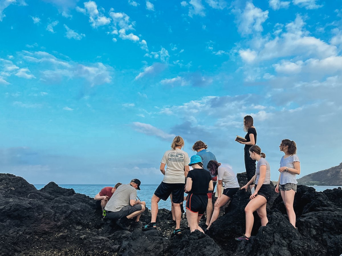 TrinityWestern's tweet photo. #TRAVELSTUDY | For the past 33 years, students have been immersed in a hands-on active environment studying coral reef ecology and tropical botany in Hawaii.🌴

Read more about this learning opportunity here: https://t.co/XgIzj98mgX 

#TrinityWestern
*Student &amp; Faculty photos https://t.co/FcF4t4g8ZB