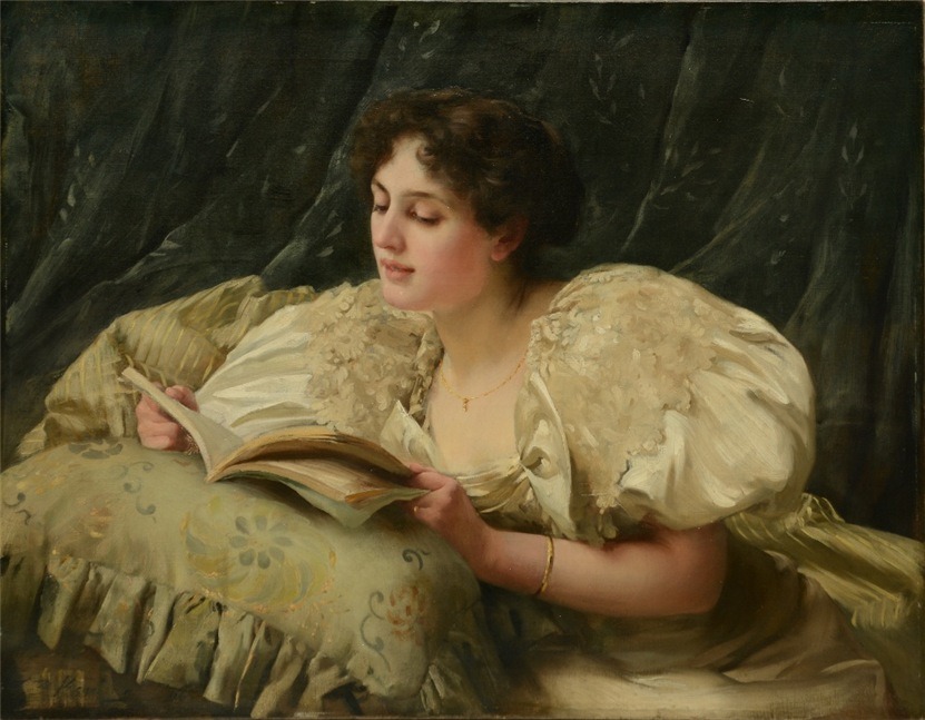 beautysoulart's tweet image. Woman reading &amp;amp; writing in art