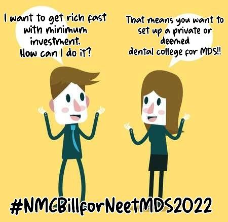 dentodontics's tweet photo. How more difficult will they make to be a dentist in India?Why is our authority silent about the NMC amendment in the fee structure? If done for them,why not for us
#NMCBillforNeetMDS2022
@PMOIndia @mansukhmandviya @RahulGandhi @OfficeOf_MM @ndtv @aajtak @ABPNews @PankajPuniaINC https://t.co/BVUlQ8UQdu