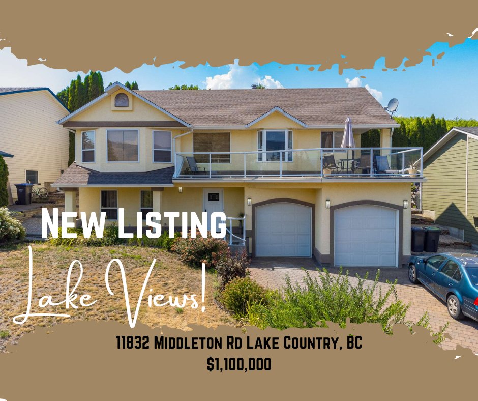 Spectacular lake views in Lake Country, BC!