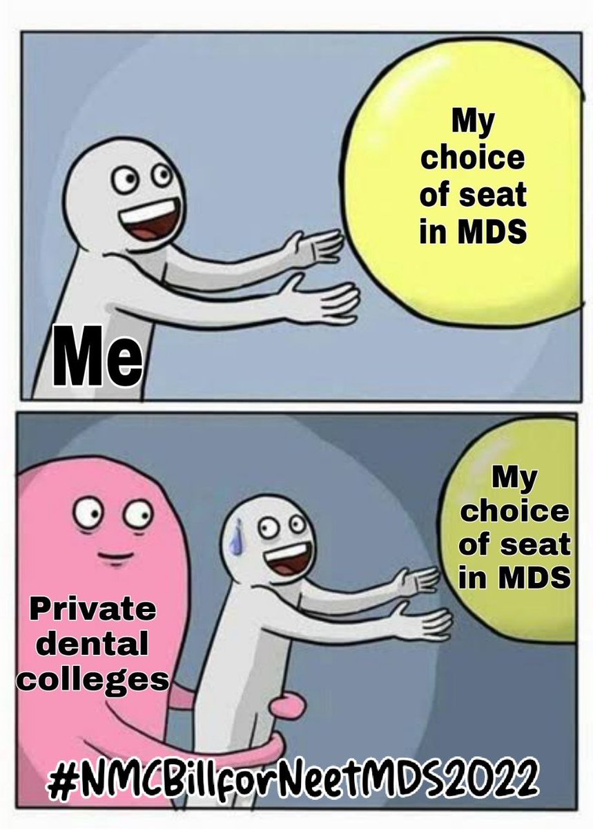 dentodontics's tweet photo. Students with NEET MDS rank under 1000 are forced to attempt exam again next year. What a faulty education system!! Who is to be blamed? Bring MDS under NMC.
#NMCBillforNeetMDS2022
@PMOIndia
@OfficeOf_MM @DghsIndia
@ndtvindia @ndtv @ndtvfeed @aajtak
 @PankajPuniaINC @gchahal https://t.co/QIgQjCOLwO