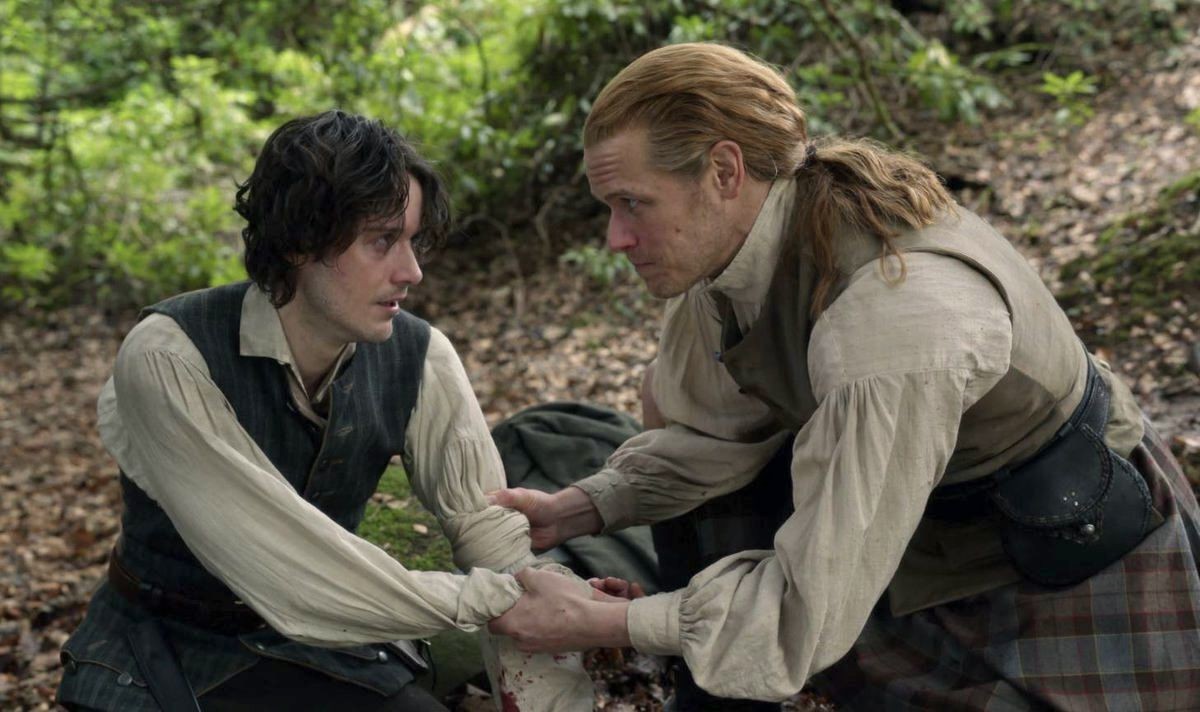 Outlanderscxnes's tweet photo. The two of them, the best father and son duo... https://t.co/NjDalnhvvS