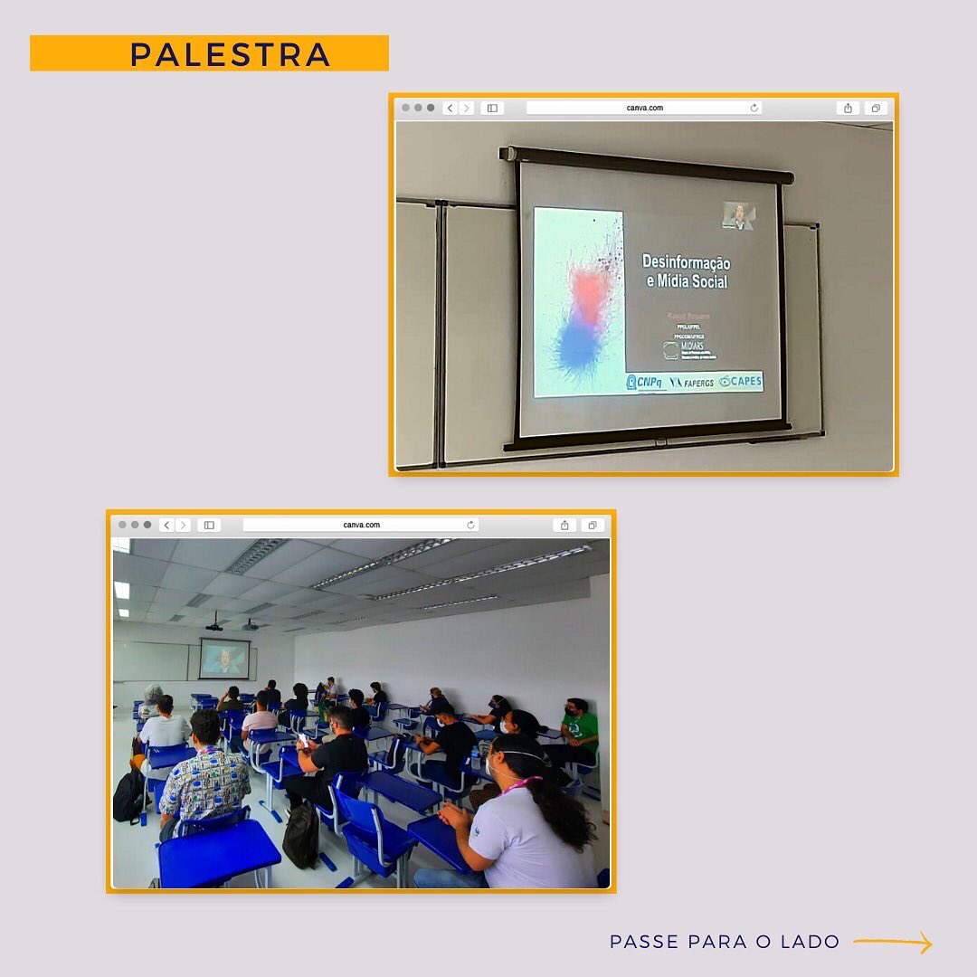 brasnam_csbc's tweet photo. Confira o que rolou na abertura e na parte da manhã do BraSNAM 2022!!!

A programação está em andamento com a sessão técnica 2.

#brasnam2022 #csbc #computação #socialmedia #Datascience #datamining #analisederedessociais https://t.co/DHzOvqa4df