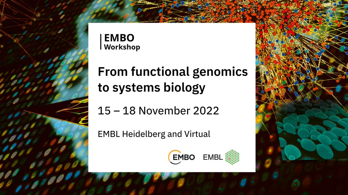 EMBLEvents's tweet image. Are #genomics, #proteomics and #quantitativeimaging right up your alley?🥼 Then join #EMBOOmics! Organisers @arnaud_kr, @priscaliberali, Mikhail Savitski, and @seeliglab have put together a great speaker line-up 😎 
👩🏽‍💻s.embl.org/omx22-01
📥Submit abstract by 12 Sep