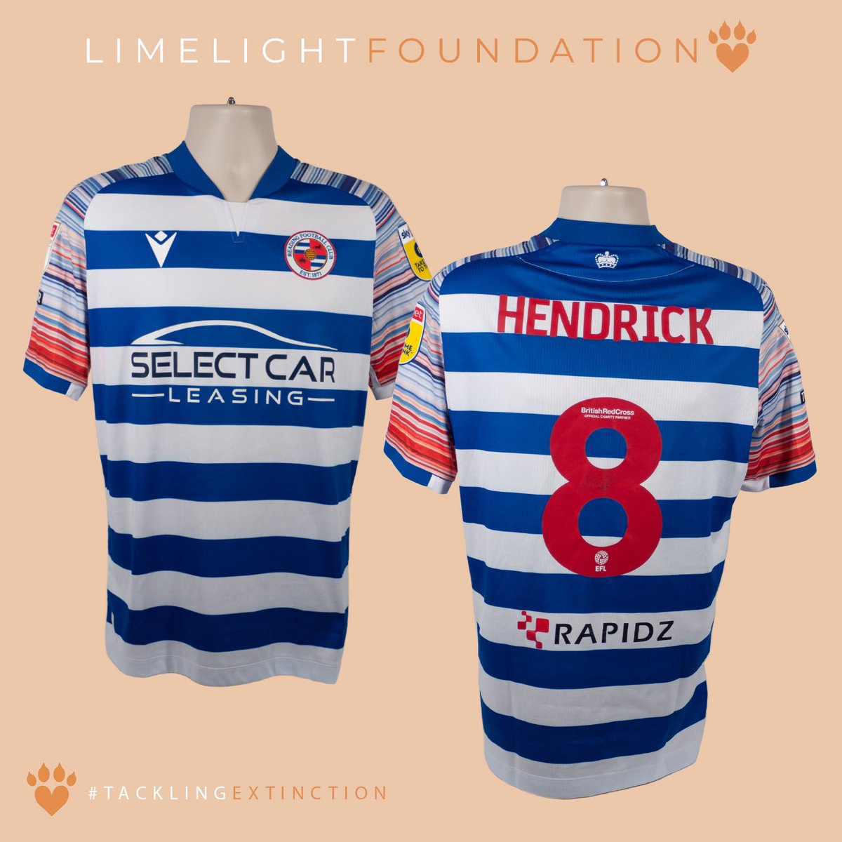 Win a signed @JeffHendrick92 <a href="/ReadingFC/">Reading FC</a> shirt at the <a href="/TheLimelightFDN/">The Limelight Foundation</a> with all proceeds going towards wildlife conservation 🐾
Visit <a href="/TheLimelightFDN/">The Limelight Foundation</a> website for a chance to win! 🔵⚪️
#TacklingExtinction
#reading #rfc #hendrick #jeffhendrick #football #readingfc #royals #wildlife