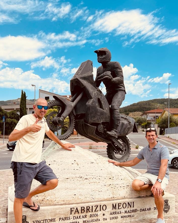 Fabrizio, forever in his home town, Castiglio Fiorentino.

<a href="/dakar/">DAKAR RALLY</a> <a href="/redbullmotors/">Red Bull Motorsports</a>