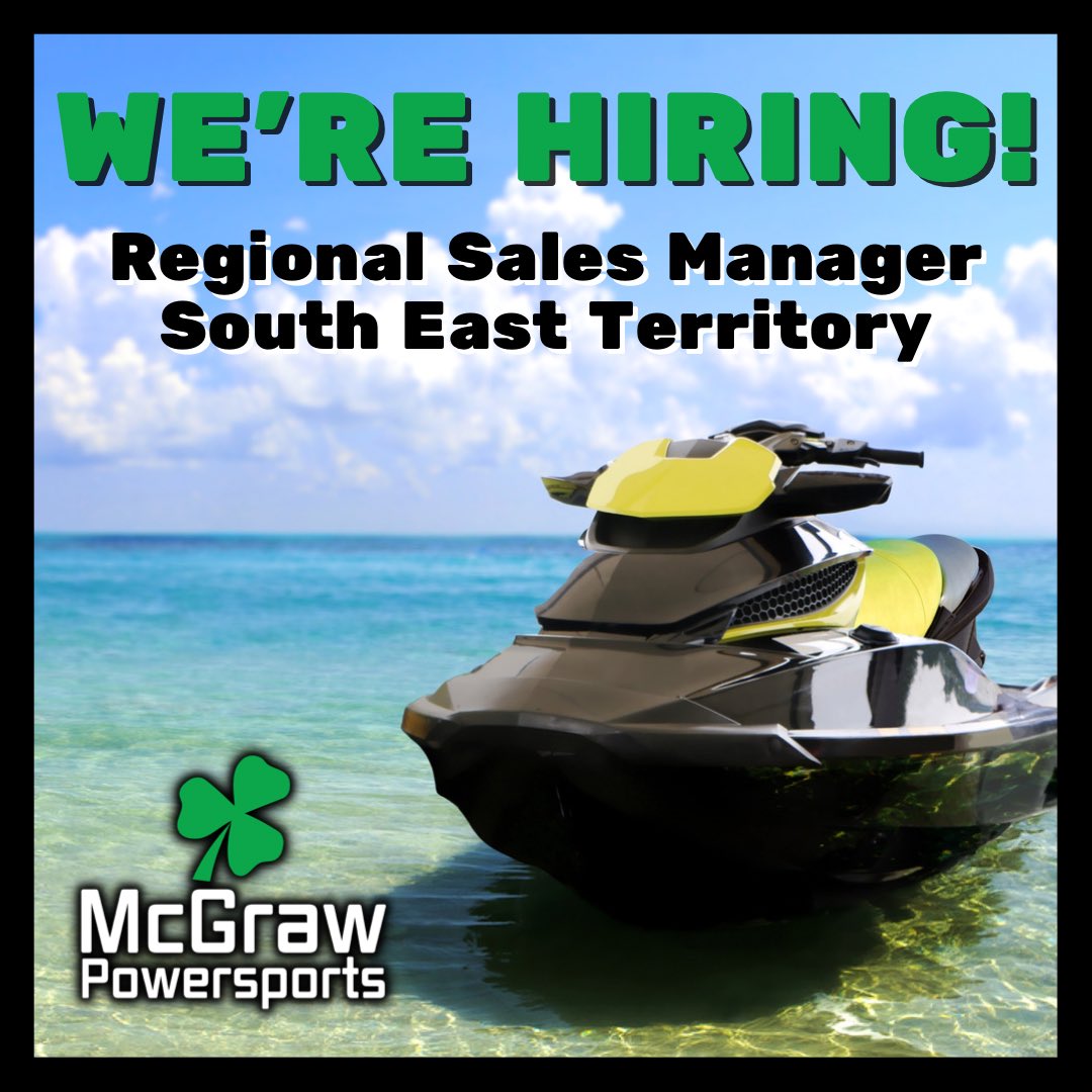 Click this link to apply directly: bit.ly/RSMjobSE

#finance #salesmanagement #powersports #motorcyclesales #outsidesales #ridewithmcgraw #jobopportunity #job #powersports #sales